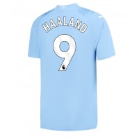 Stroje piłkarskie Manchester City Erling Haaland #9 Koszulka Podstawowej 2023-24 Krótki Rękaw